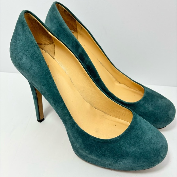 kate spade Shoes - Kate Spade High Heels, Pumps, Shoes Turquoise Suede US Size 7.5